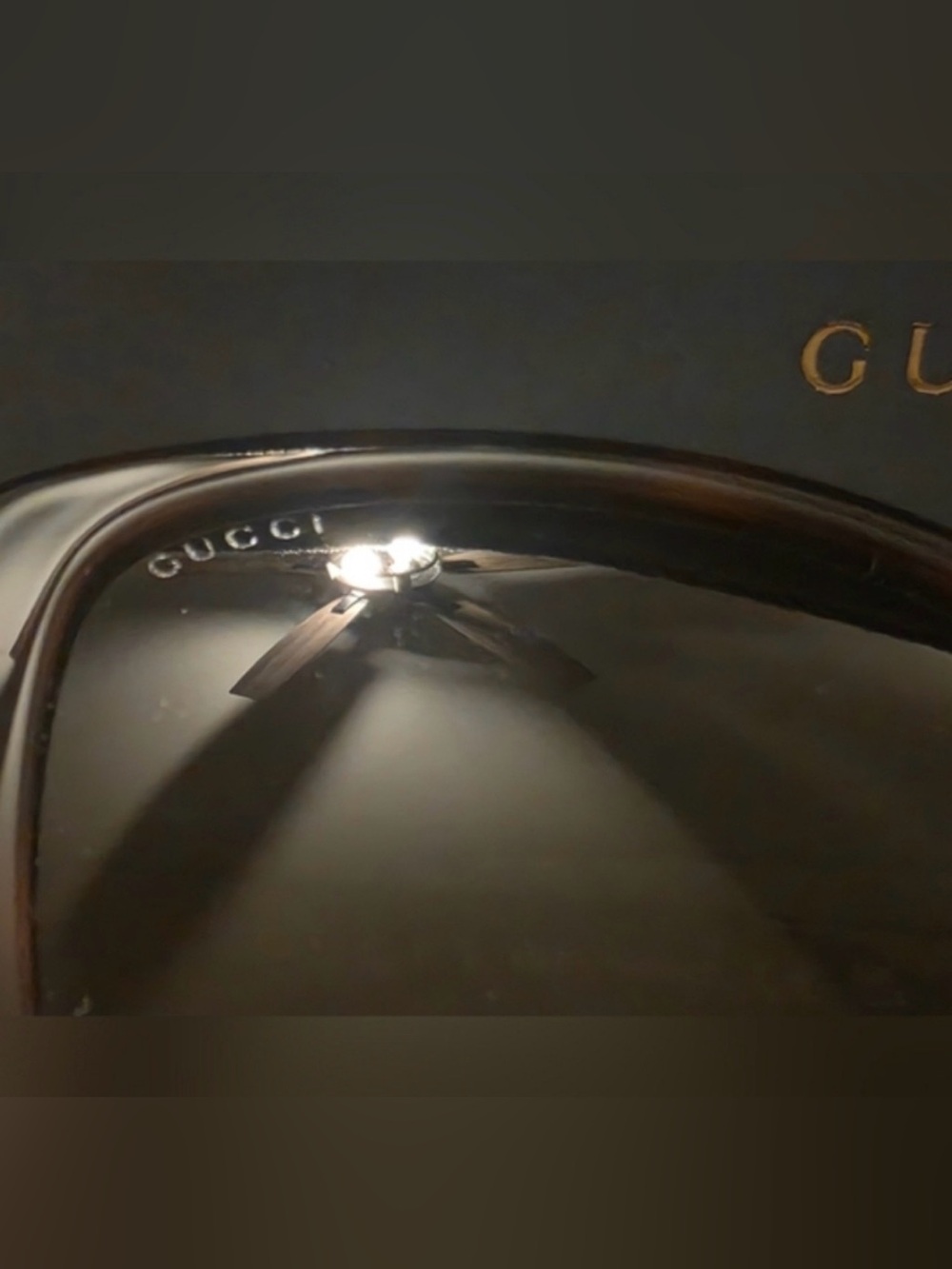 Gucci Brown Tortoise Sunglasses - Picture 4 of 4